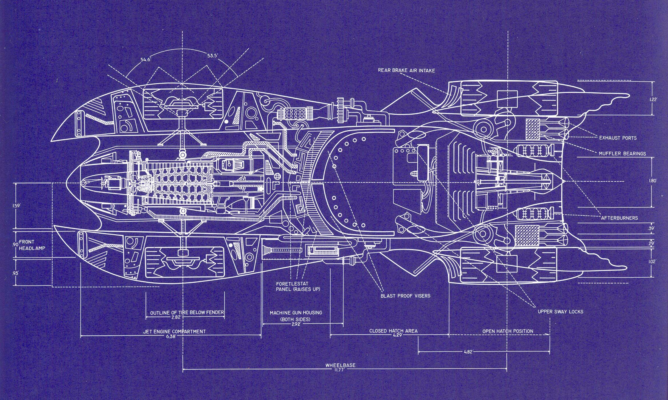 Build Your Own Batmobile Using These Blueprints