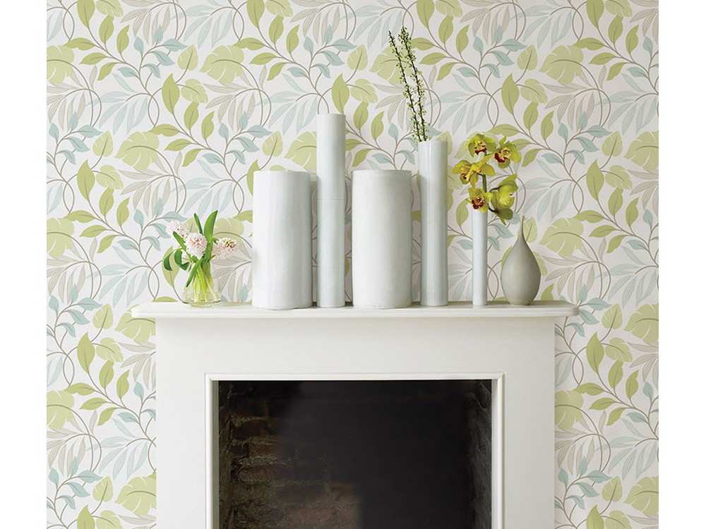 Temporary wallpaper is a no mess solution for covering over ugly walls 1000x750