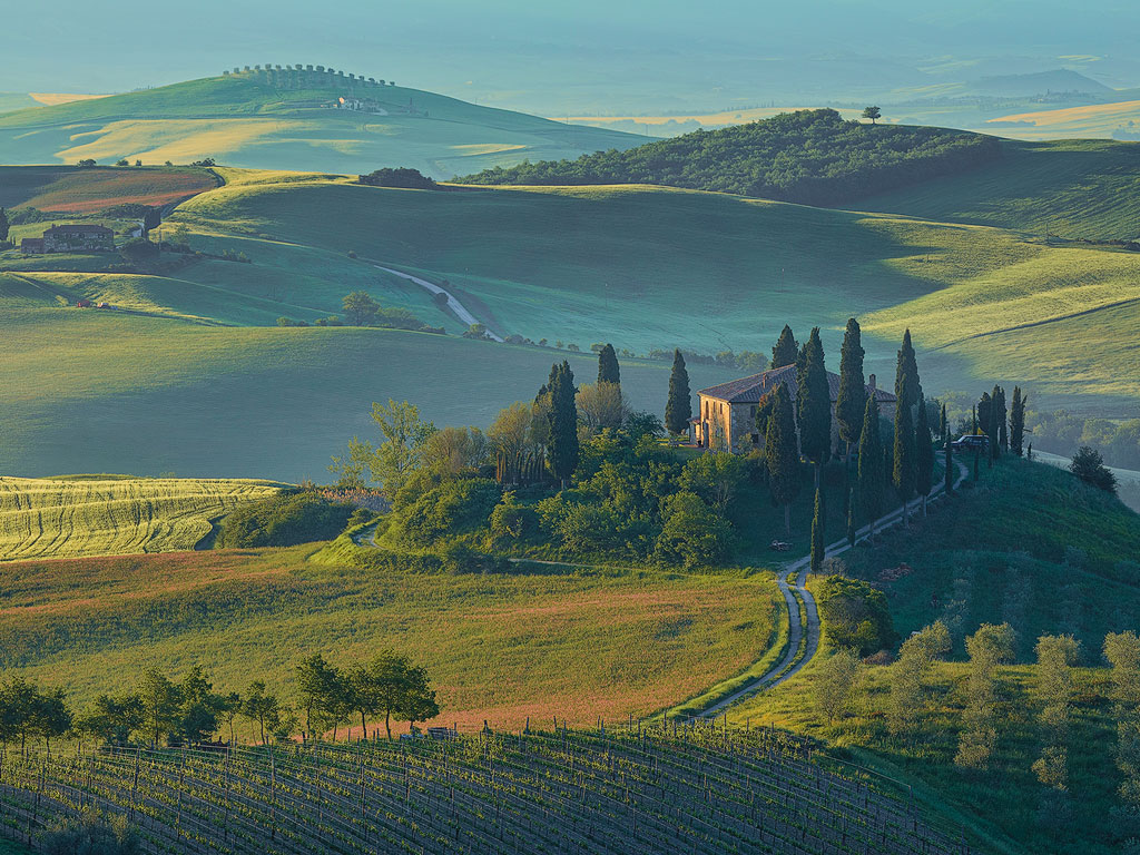 HD Wallpaper Rolling Hills Of Tuscany Ed Cooley Fine Art