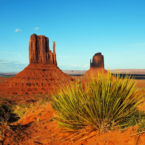 Red Desert Scene Background 500x500
