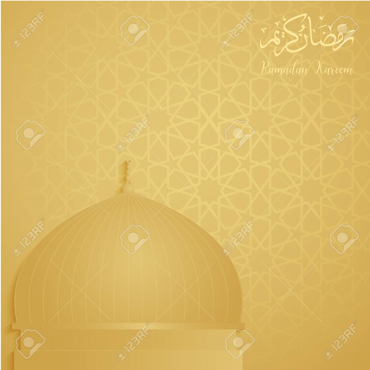 Ramadan Backgrounds Vector Ramadan Kareem Arabic Pattern Gold