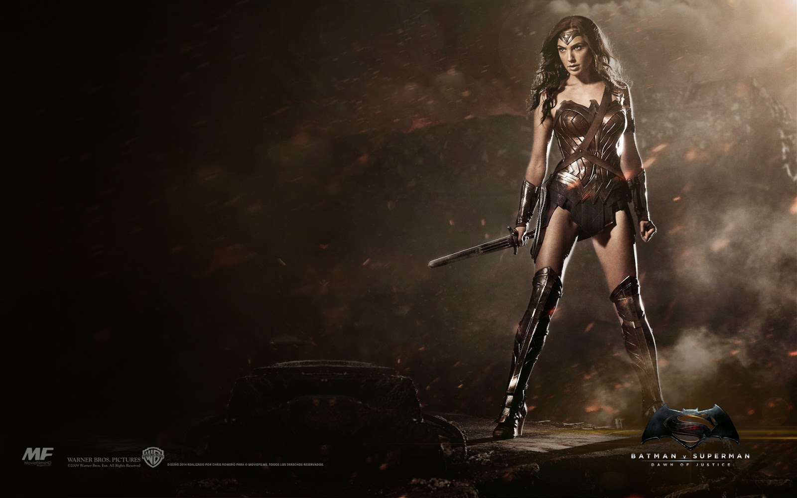 Wallpaper De Wonder Woman Para Batman V Superman Dawn Of Justice