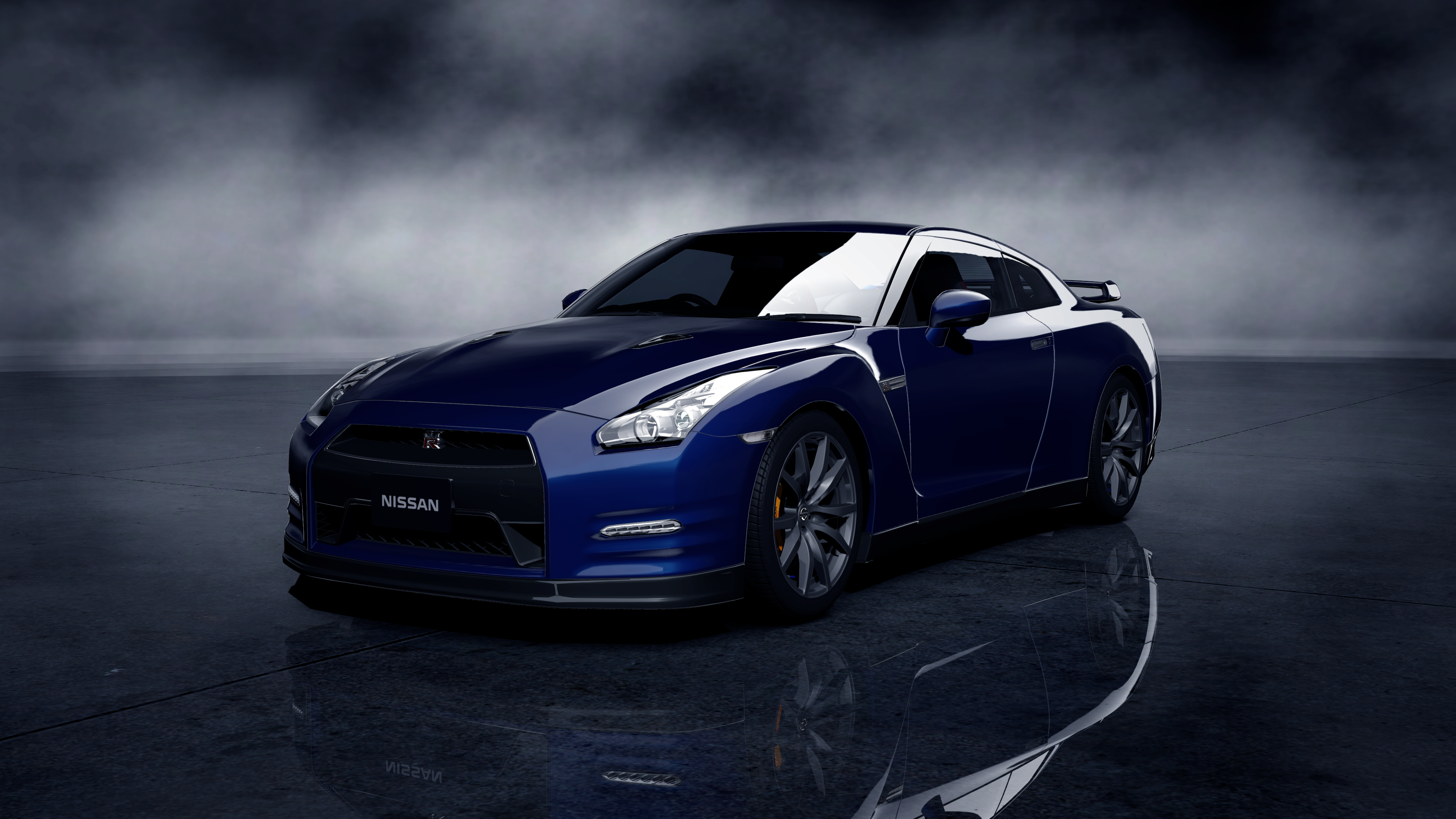 Black Nissan Gtr Wallpaper Edition Blue