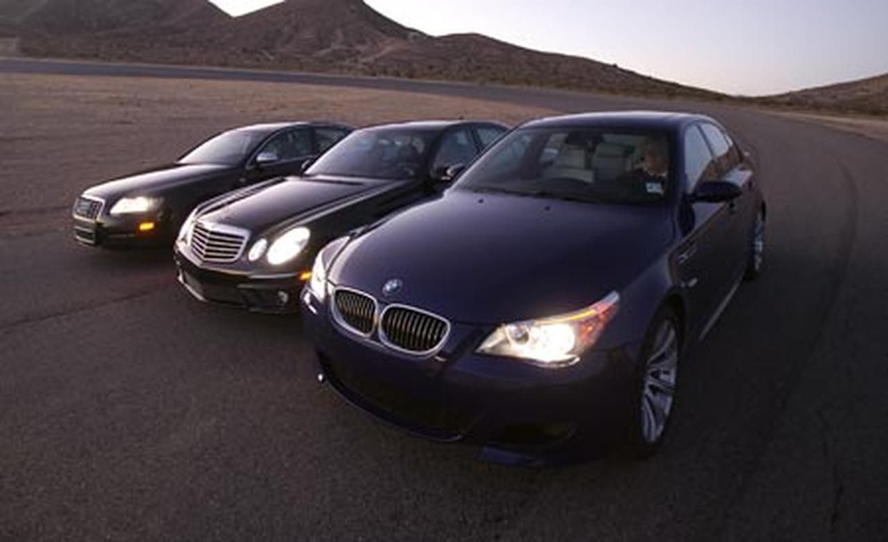 Audi S6 Bmw M5 And Mercedes Benz E63 Amg Photo