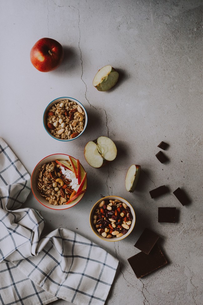 Wallpaper Porridge Breakfast Healty Lifestyle Apple Fruits