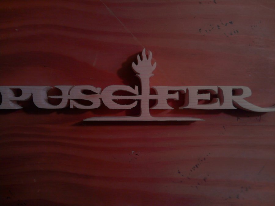 Puscifer Wallpaper Logo Wood Carving By