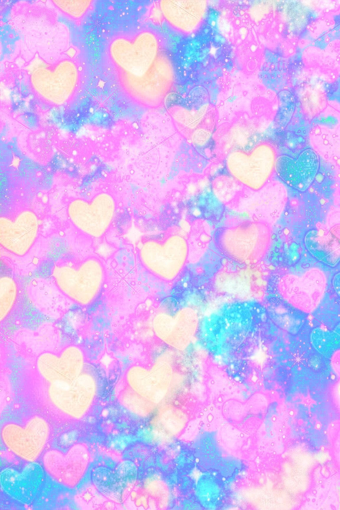Pink And Blue Wallpaper