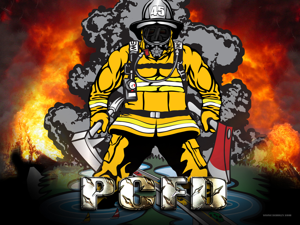 Volunteer Firefighter Wallpaper Pcfd Bmp