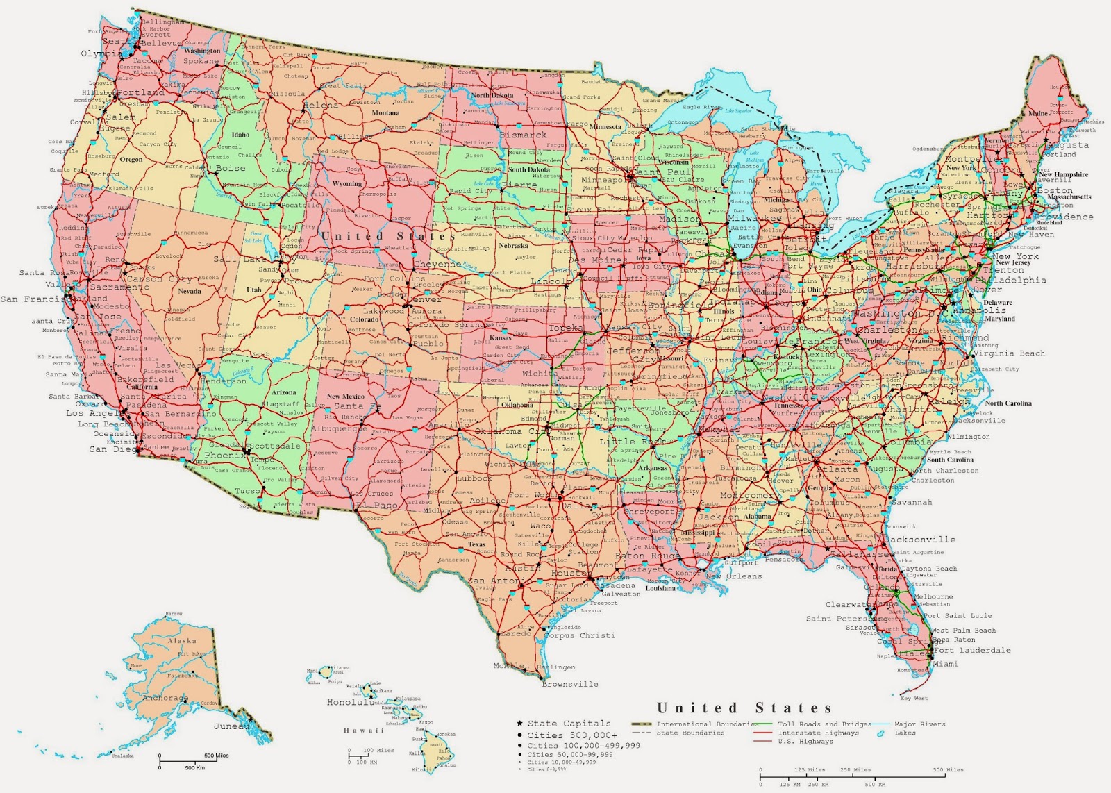 Free Download United States Map Download United States Map