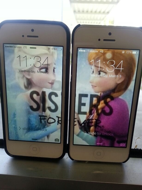 Tags For This Image Include Cute Frozen iPhone Love And Twinning
