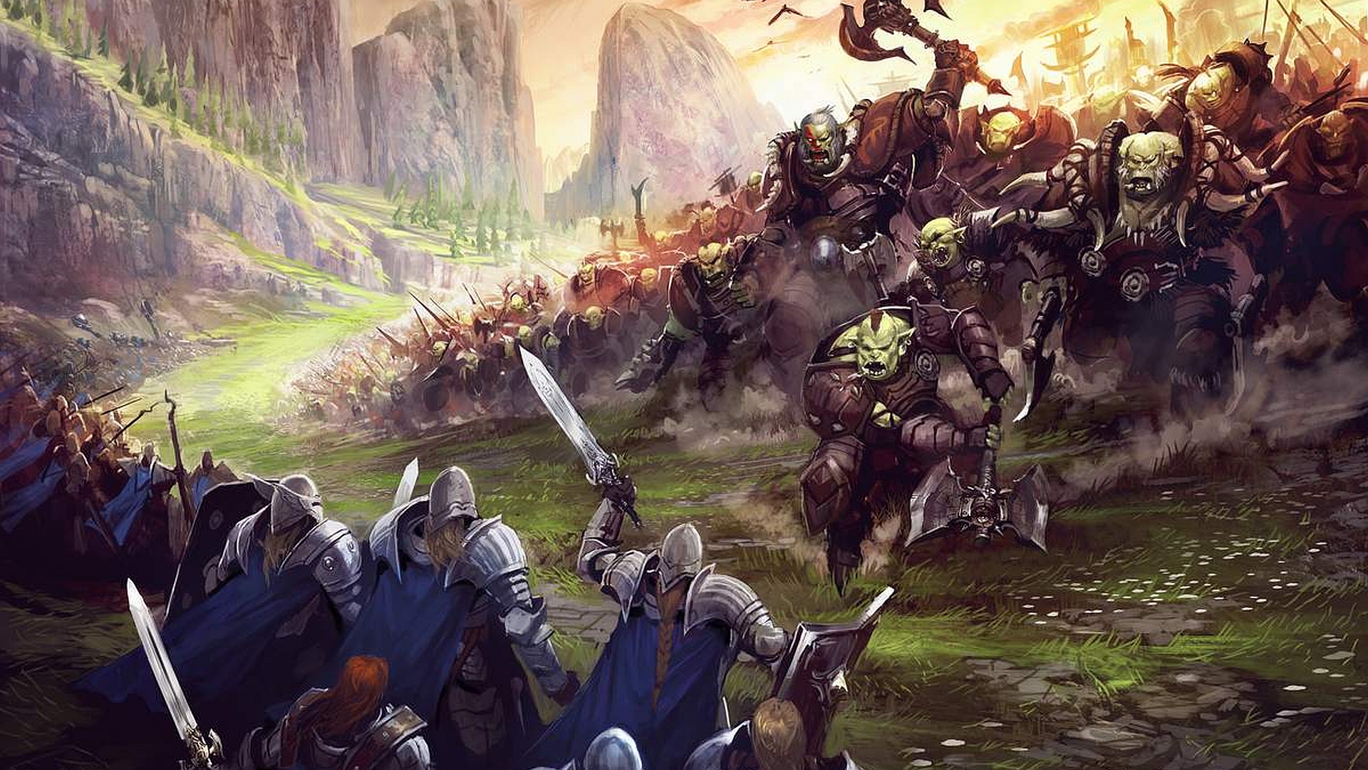 Fantasy Battle Wallpaper