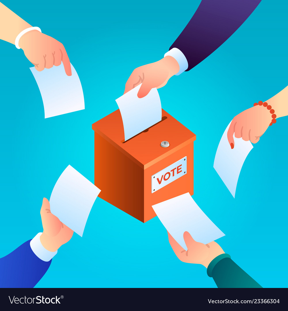 ballot illustration vector free download