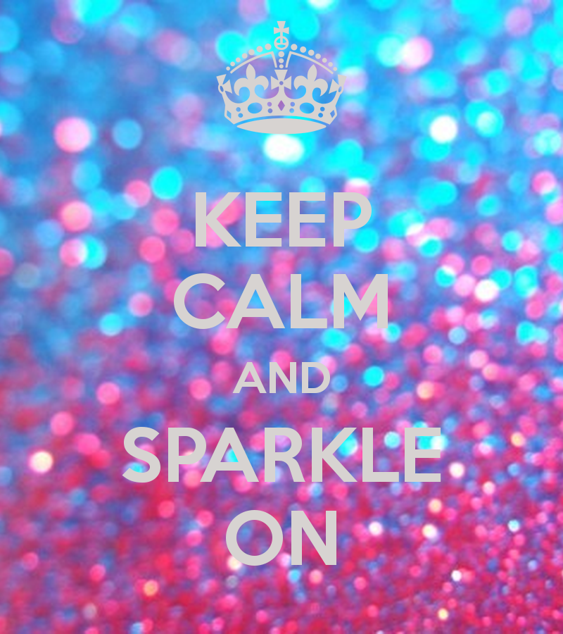 Keep Calm And Sparkle On Carry Image Generator