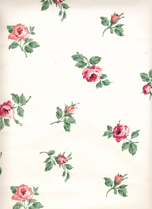Apw183 Waverly Rose Toss Wallpaper For My House Someday
