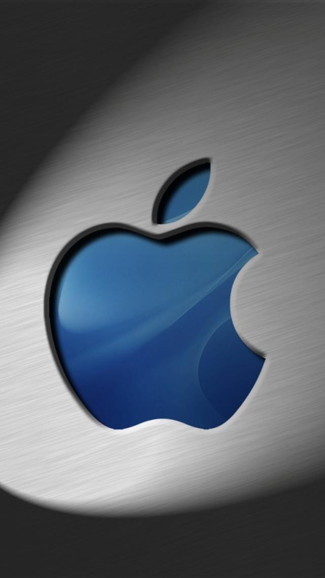 Apple Blue iPhone Background HD Wallpaper