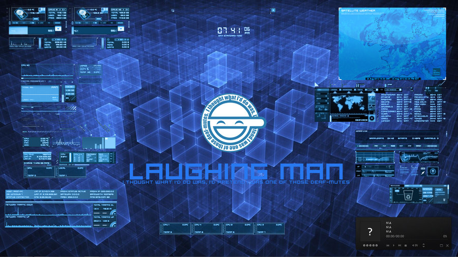 Custom Laughing Man Desktop By Agedwards