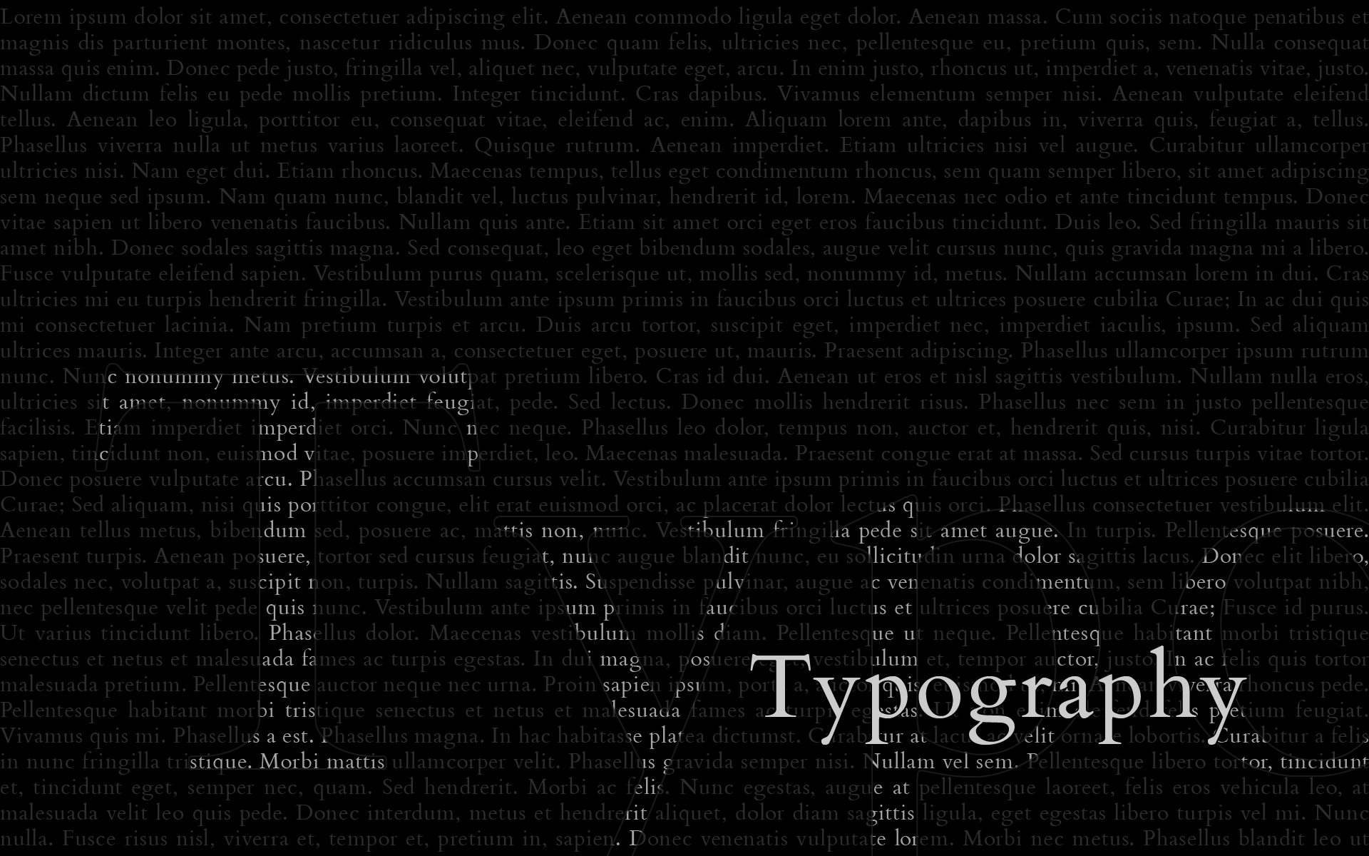 Typo High Res Typography Wallpaper
