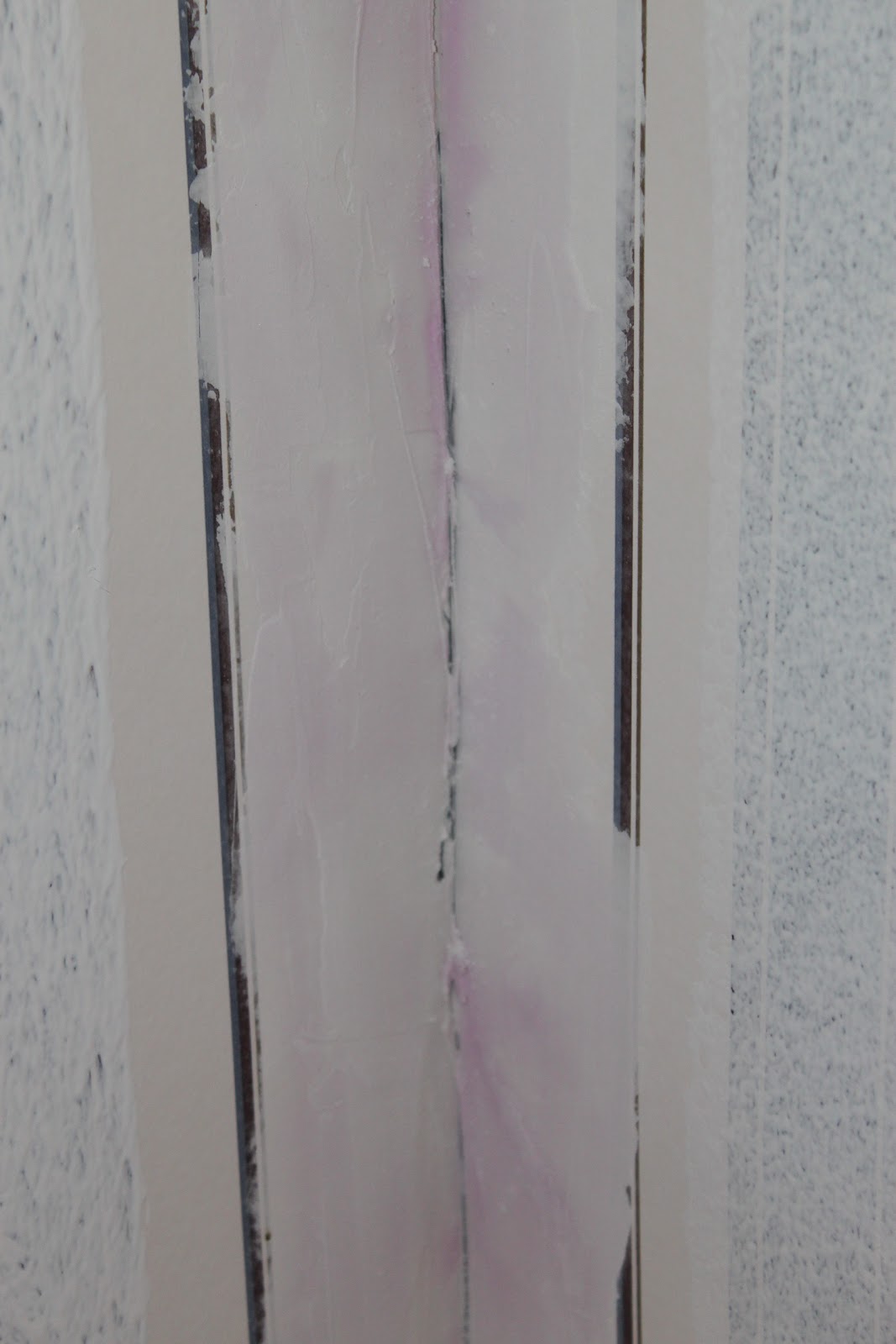 Green Street Before And After Painting Over Wallpaper