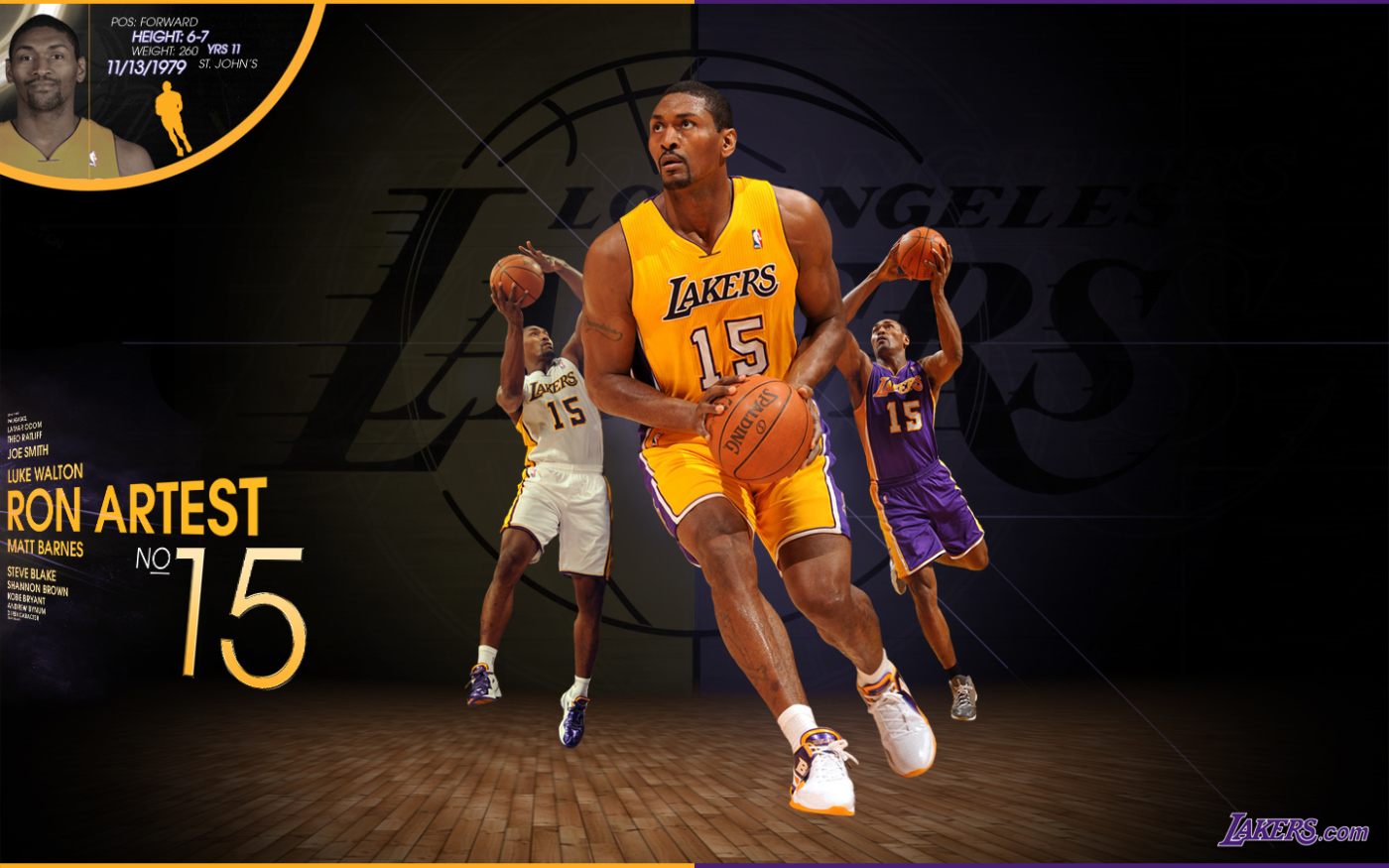 Gallery For Gt Ron Artest Wallpaper