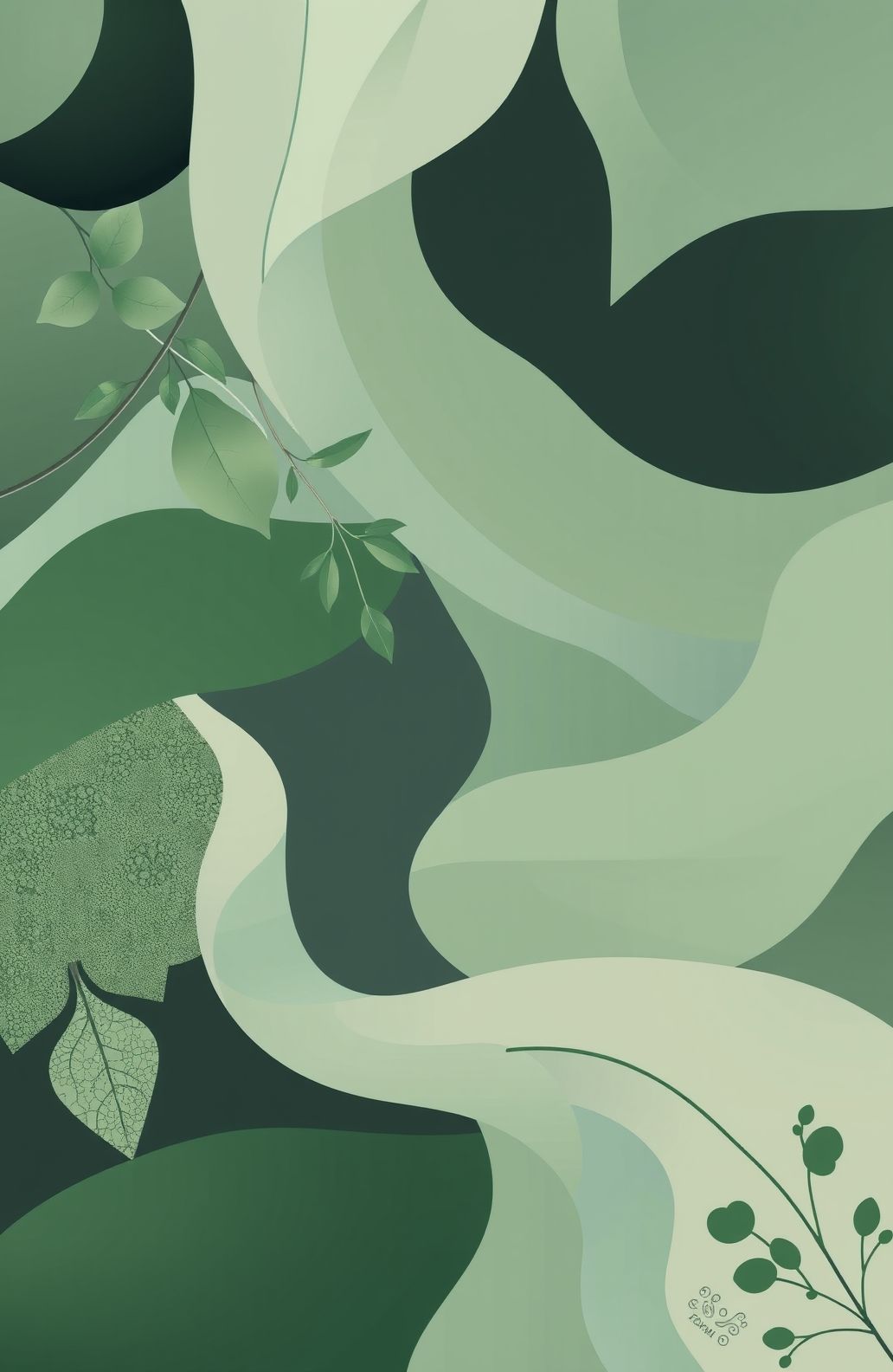 Abstract Green Wallpaper