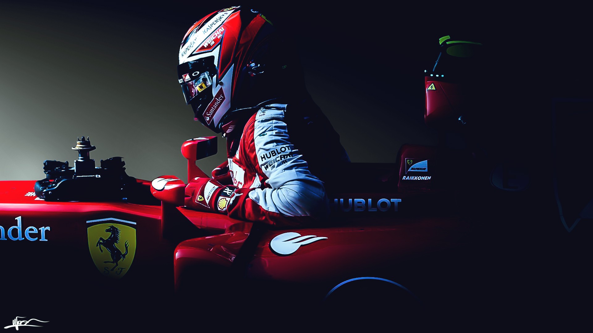 Kimi Raikkonen Scuderia Ferrari Sf15 T
