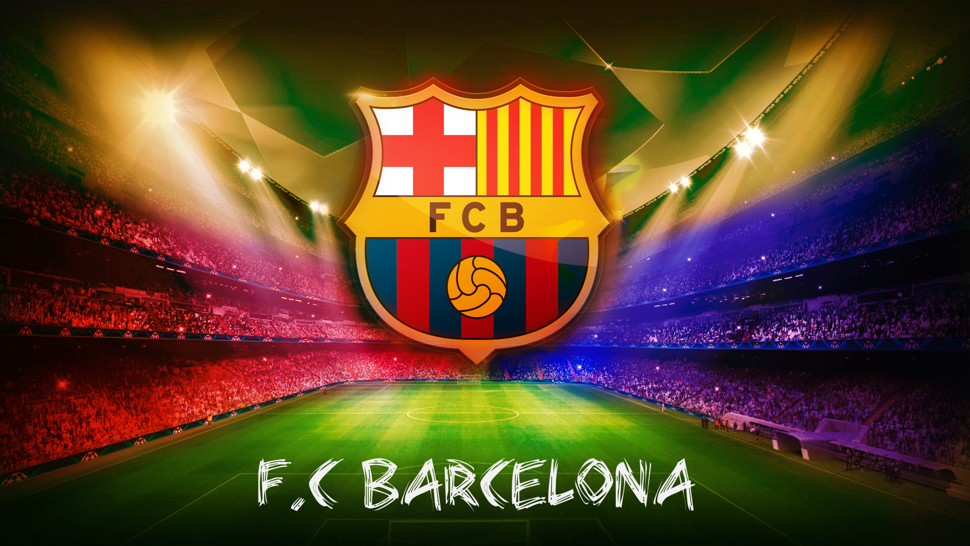 Barcelona Logo Poster Football Wallpaper Pc With