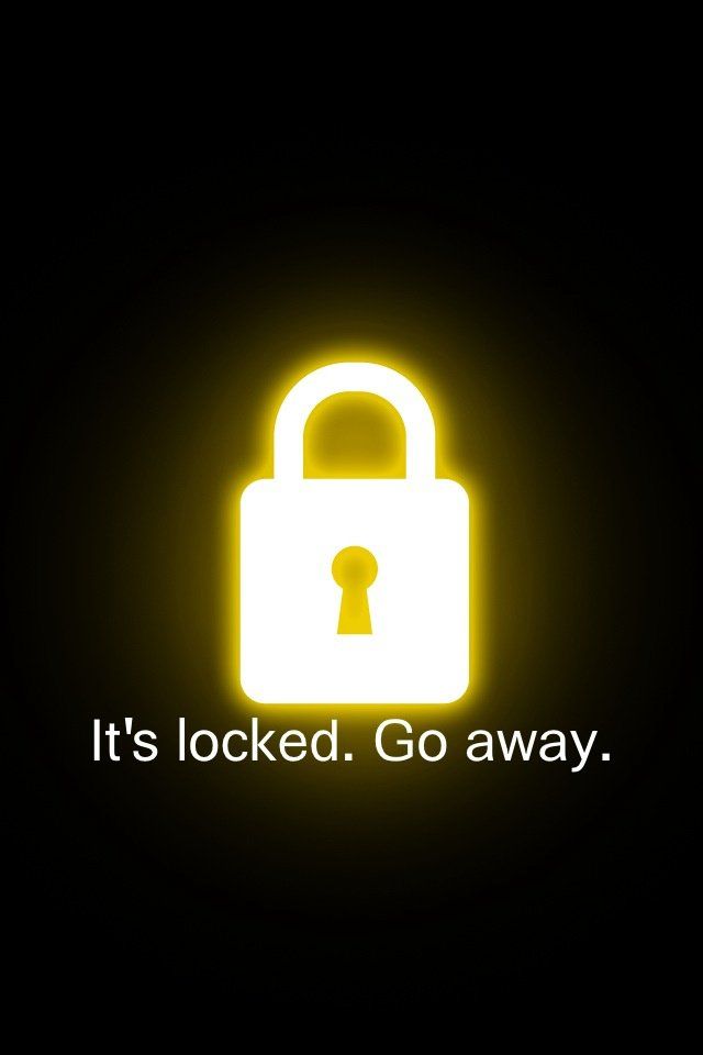 My Phone Is Locked Wallpaper