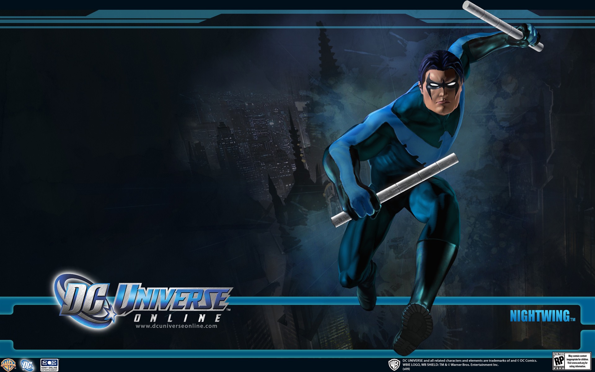 Nightwing Online Universe Wallpaper Original Desktop