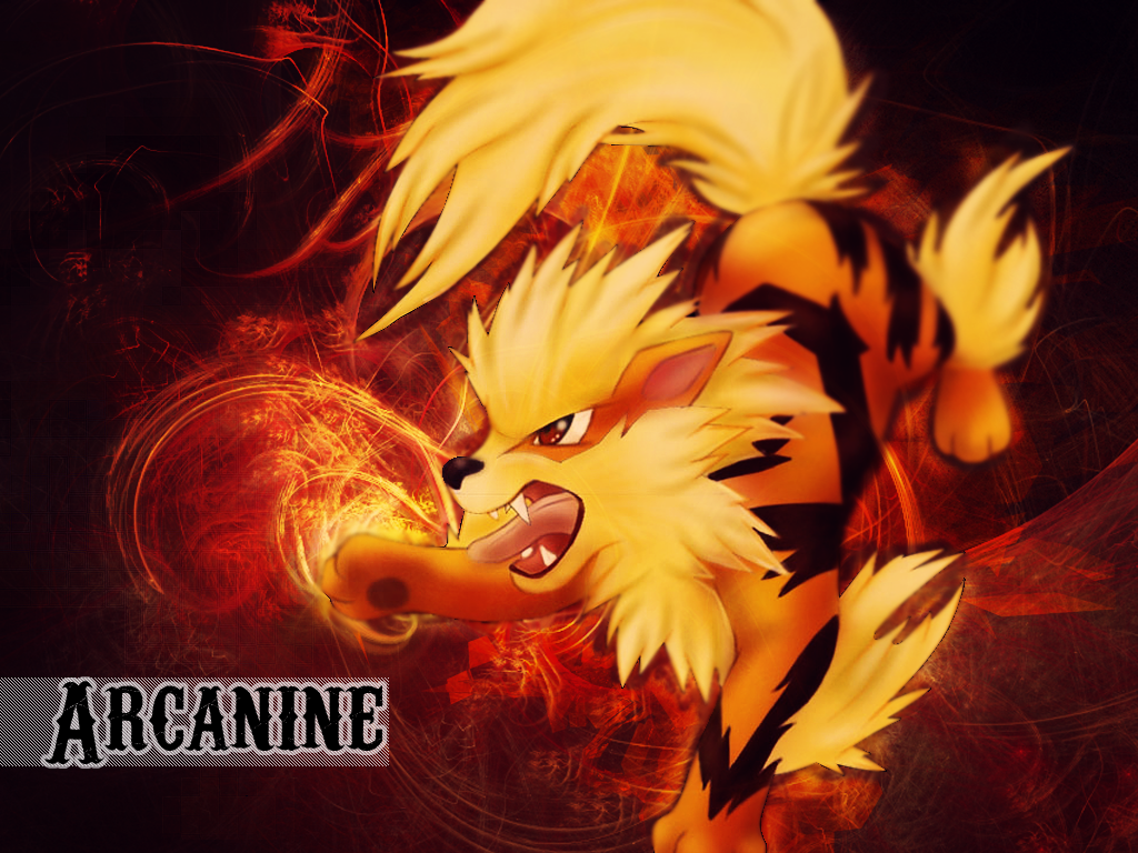 Here Is Arcanine Fire Type Pokemon From Gold Silver Version He