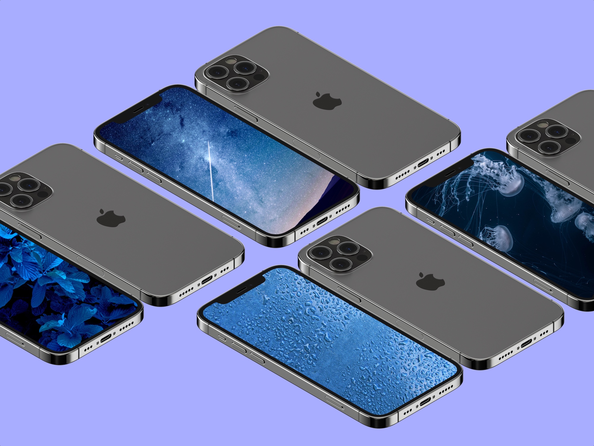 These Blue Wallpaper For iPhone iPad And Mac