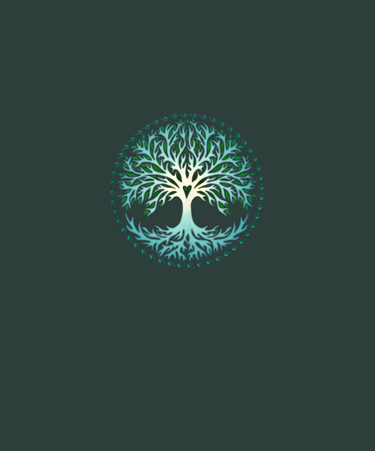 Yggdrasil Celtic Tree Life Norse Mythology Nature Tank Top Drawing