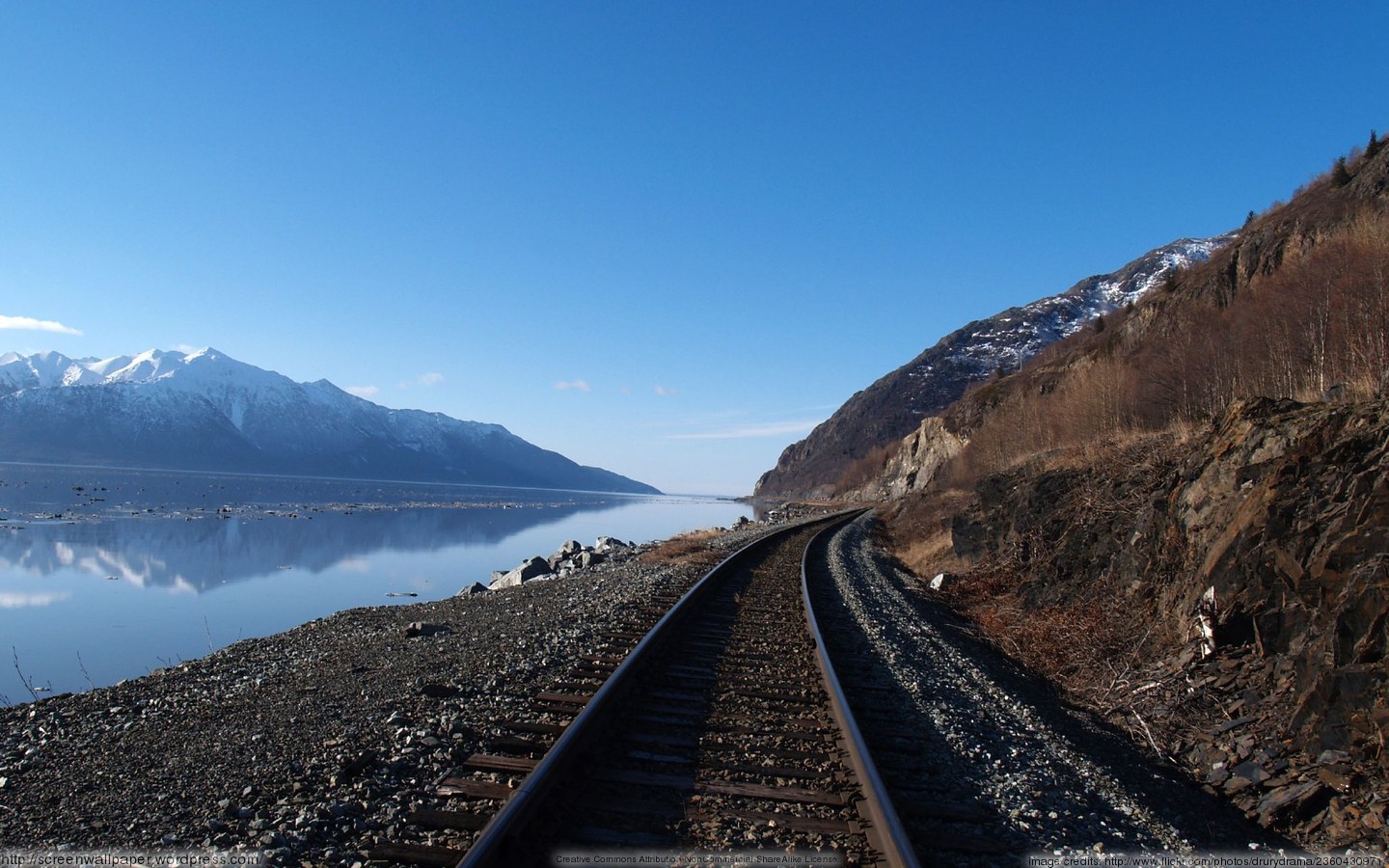 Train Tracks In Alaska Just Great Wallpaper