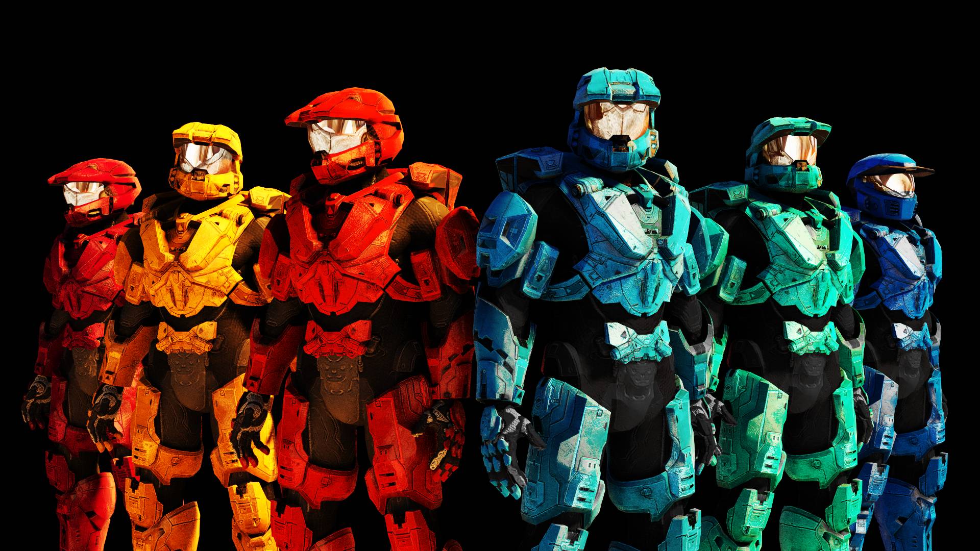 Red Vs Blue Background Sf Wallpaper