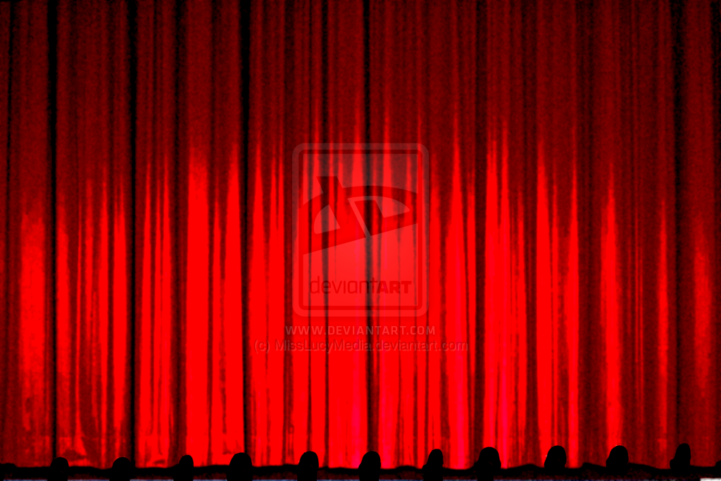 Red Curtain Background For