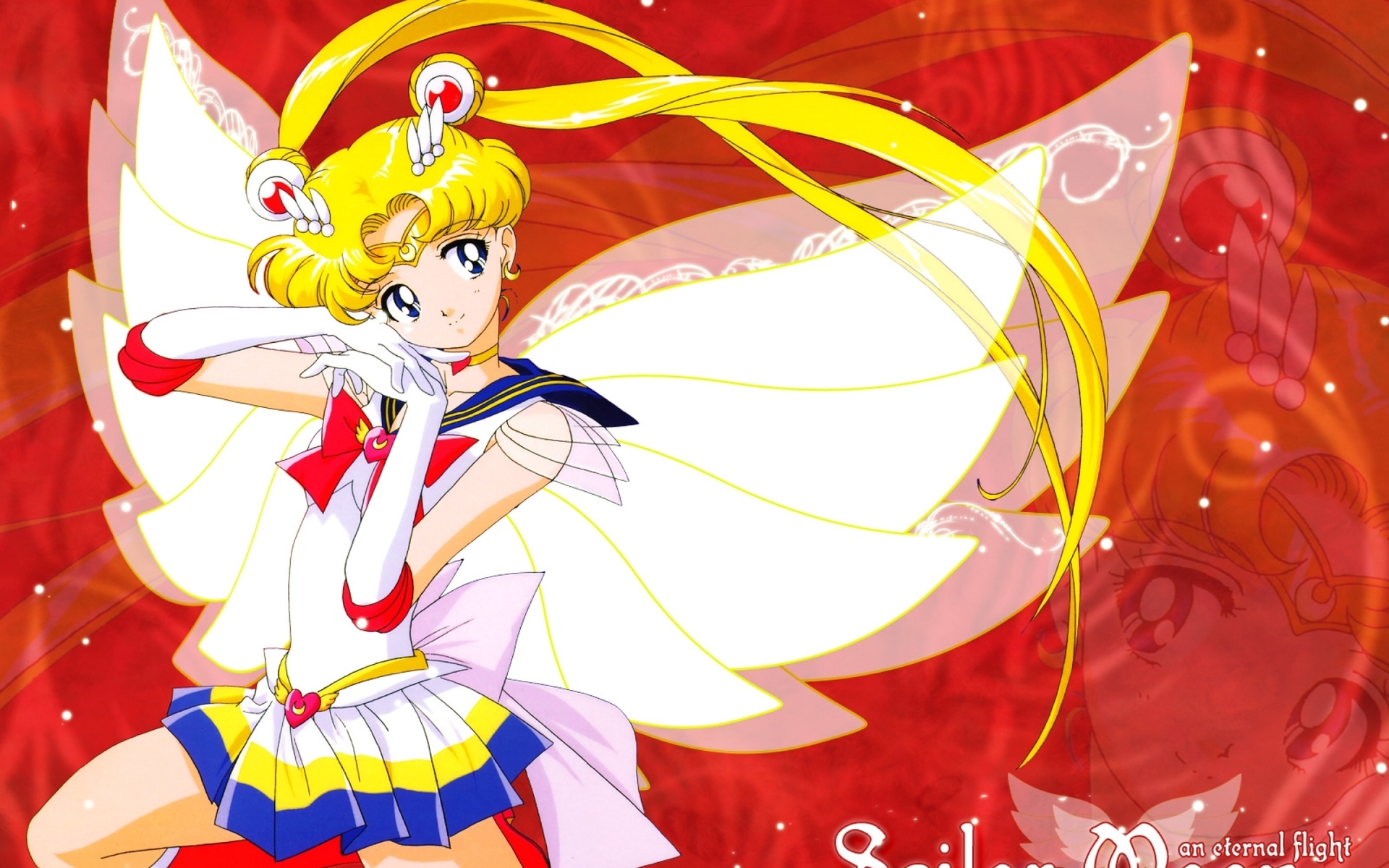 Sailor Moon Cute Background Desktop Wallpaper