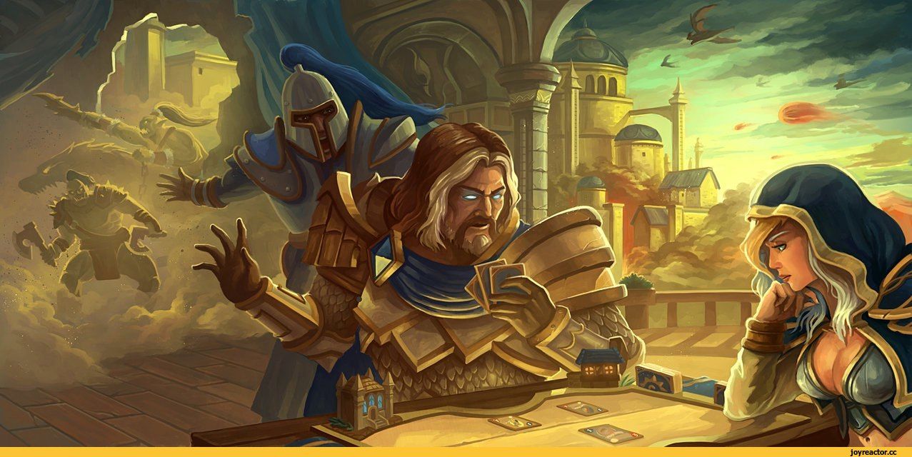Uther Lightbringer Jaina Proudmoore Hearthstone Wallpaper