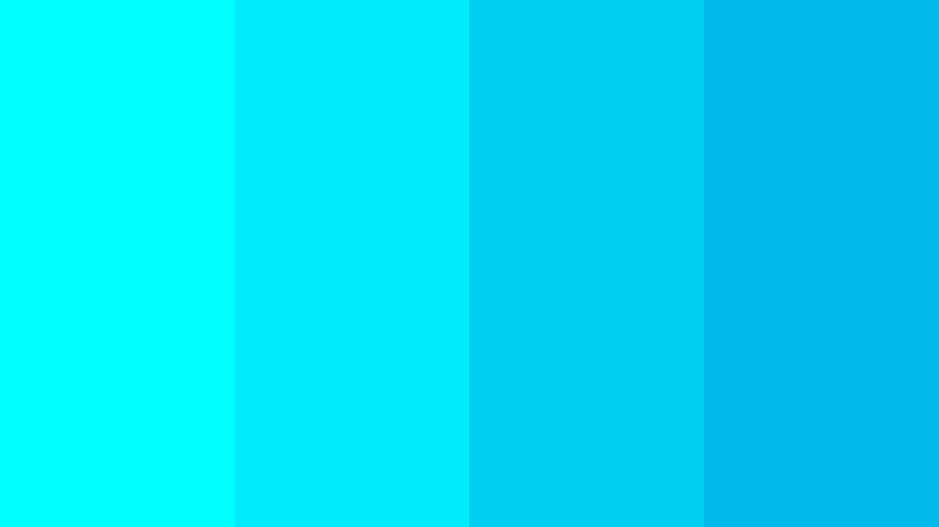Cyan Gradient Color Scheme Aqua Schemecolor