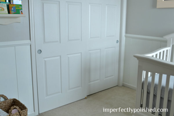 Closet Doors With Wallpaper Handles
