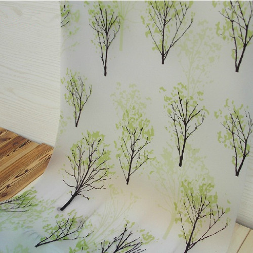 Trees Static Cling Frosted Privacy Window Film Glass Electrostatic