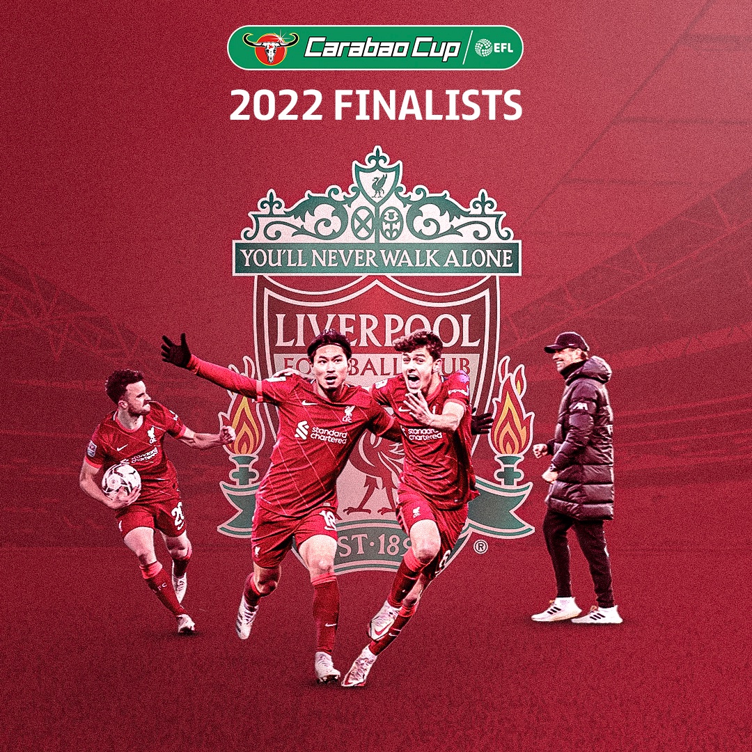 Carabao Cup On Lfc Are Wembley Bound In The League