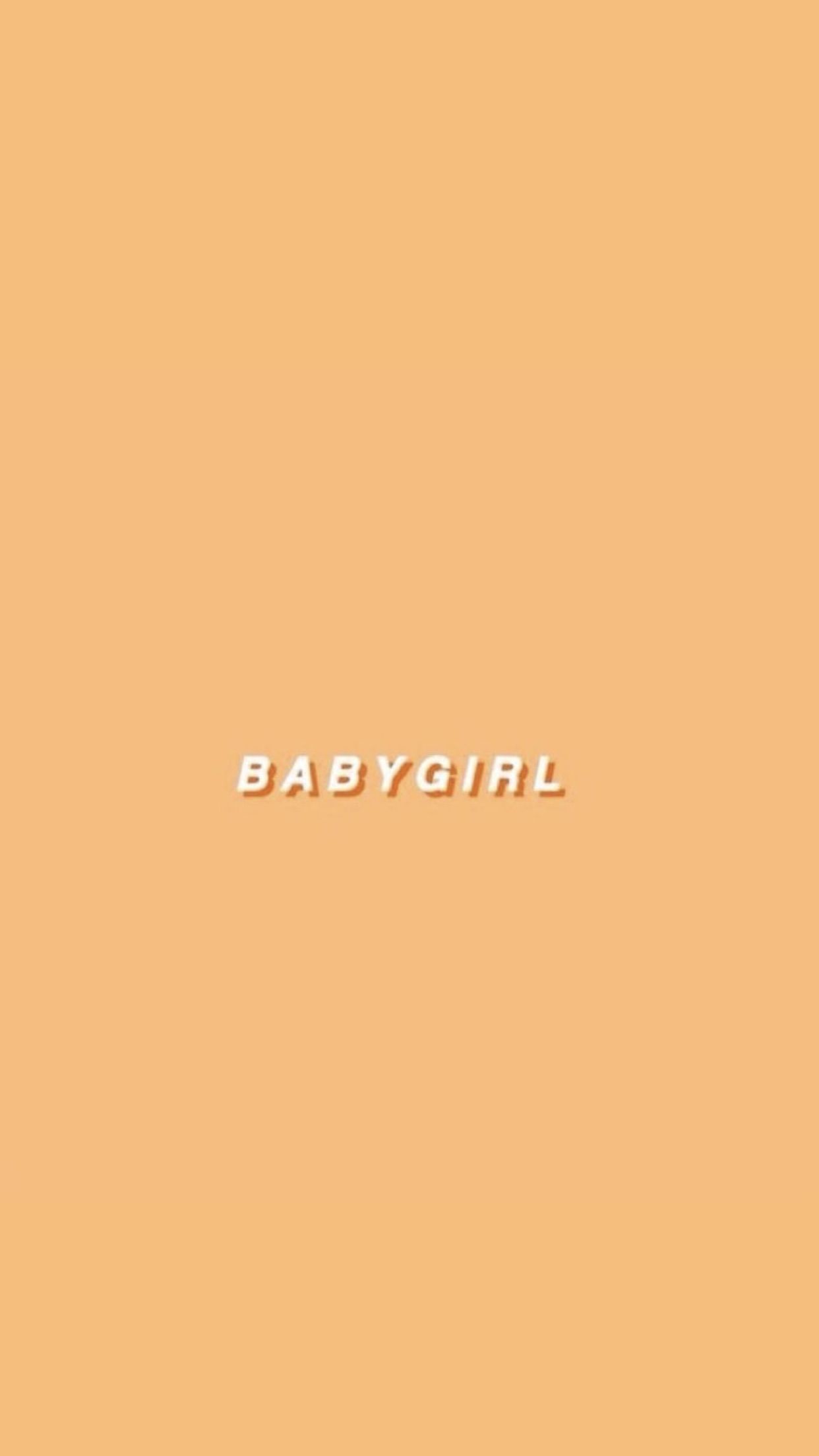 Peach Aesthetic Wallpaper On