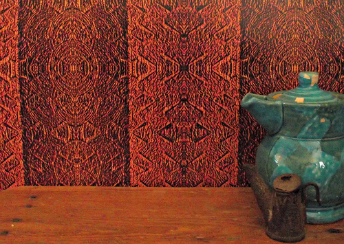Hammered Copper Spoonflower wallpaper Flickr   Photo Sharing