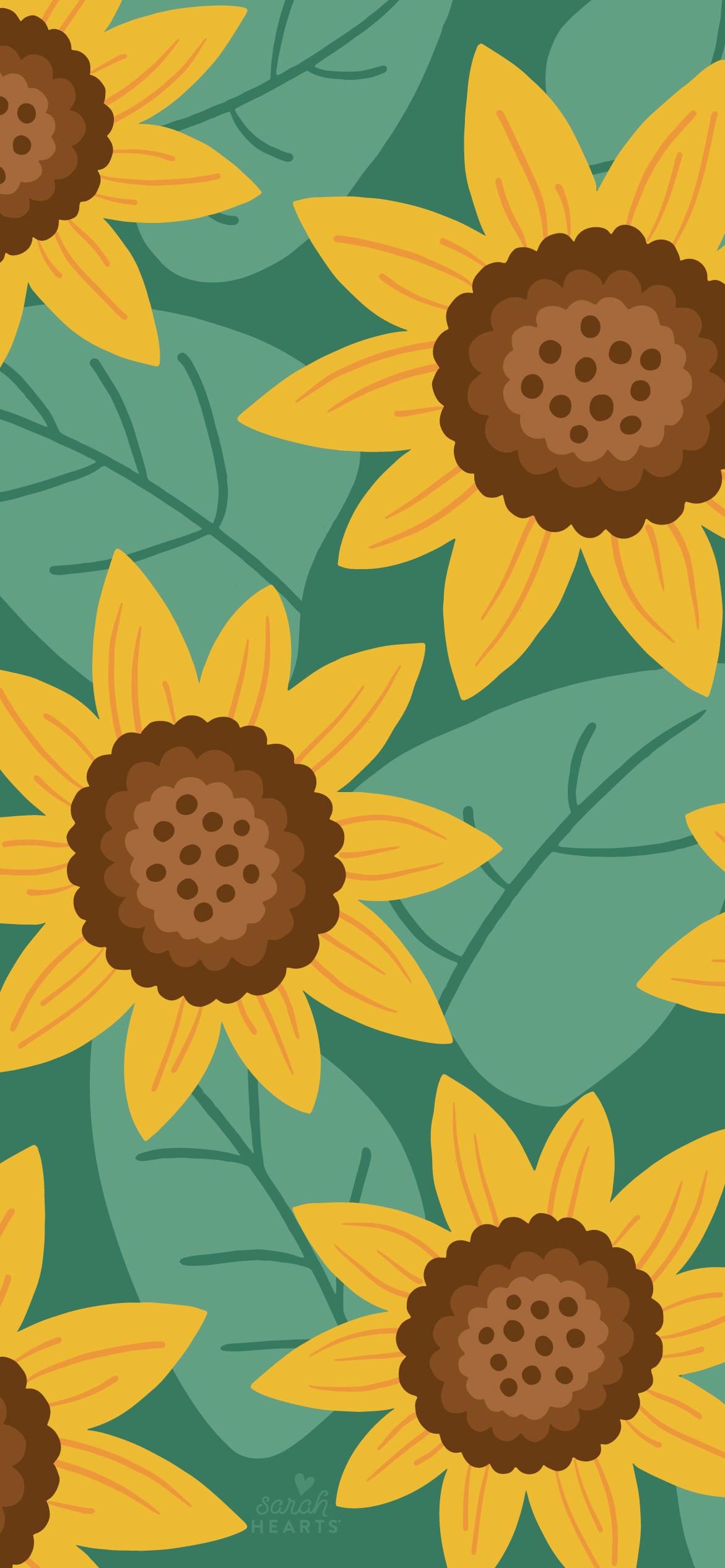 May Sunflower Calendar Wallpaper Sarah Hearts