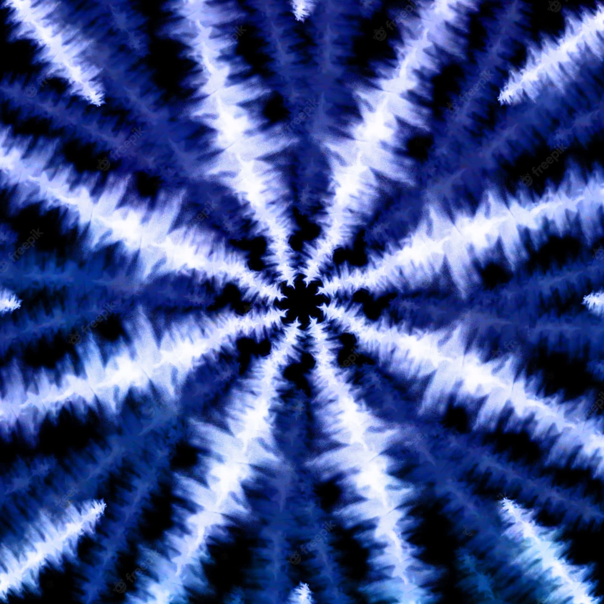 Tie Dye Achtergrond HD Wit Blauw Wallpaper