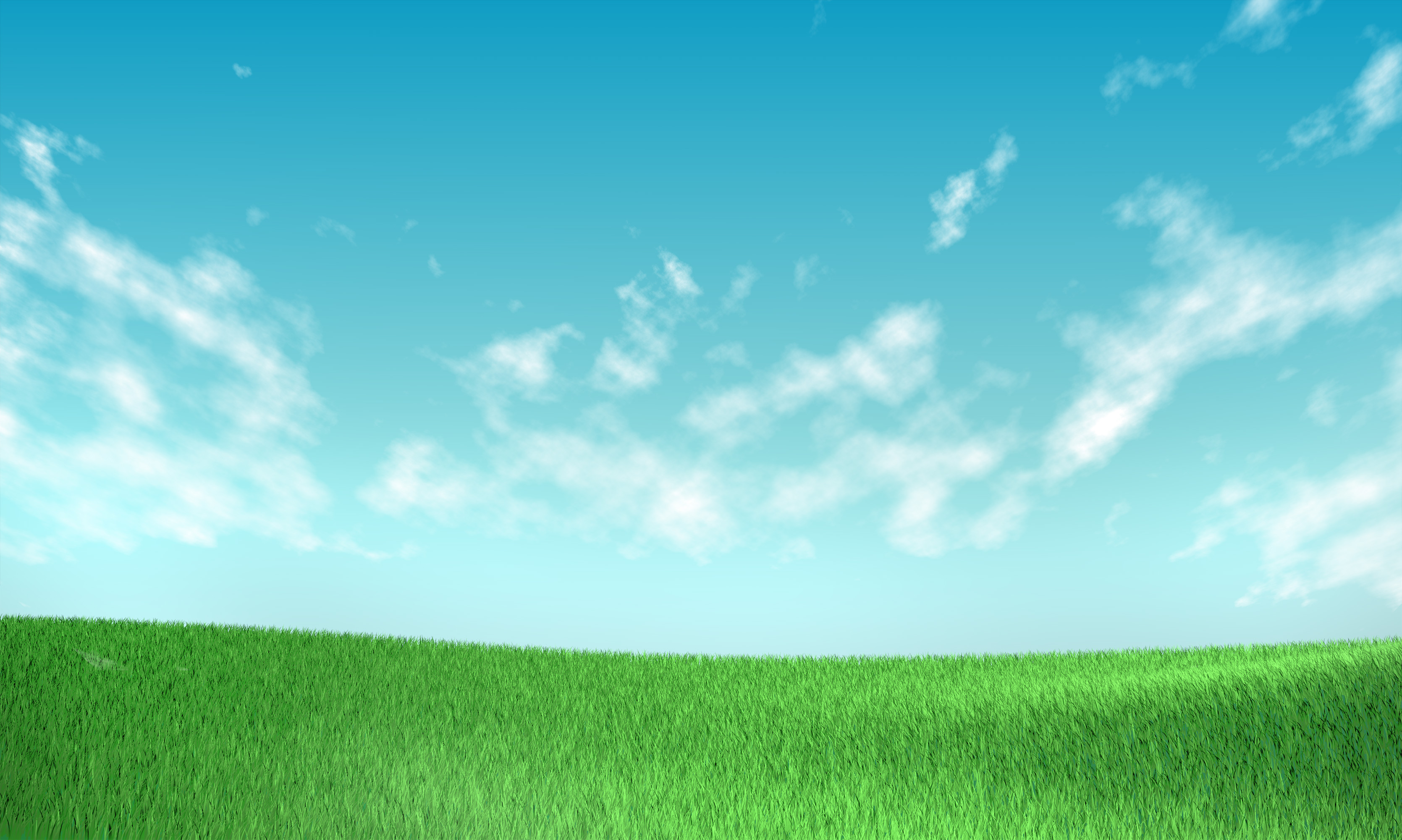 Grass Sky Royalty Image Of And 3d