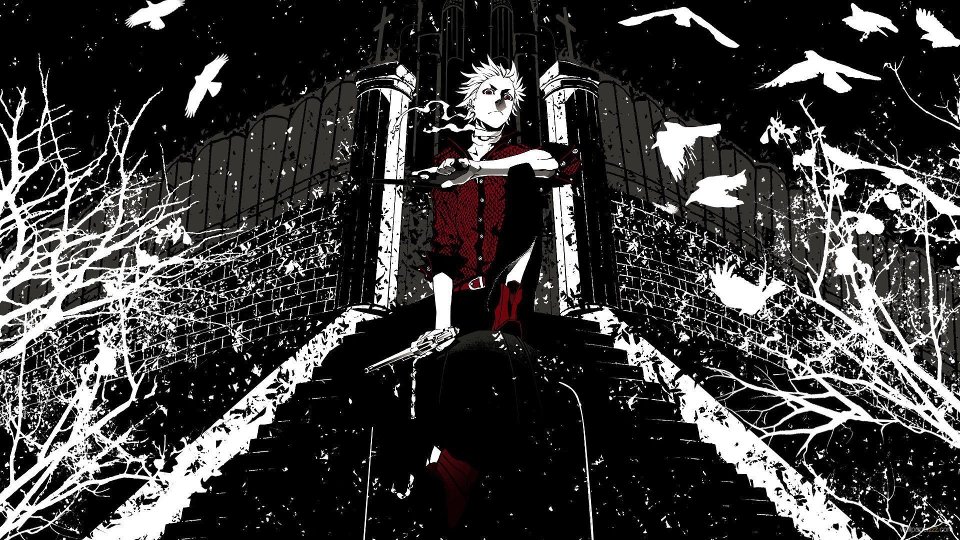 Dark Anime Girl Wallpaper