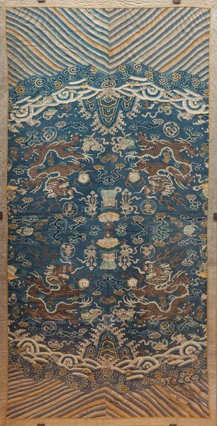 silk fabric China Qing dynasty 19th century Photo Florence