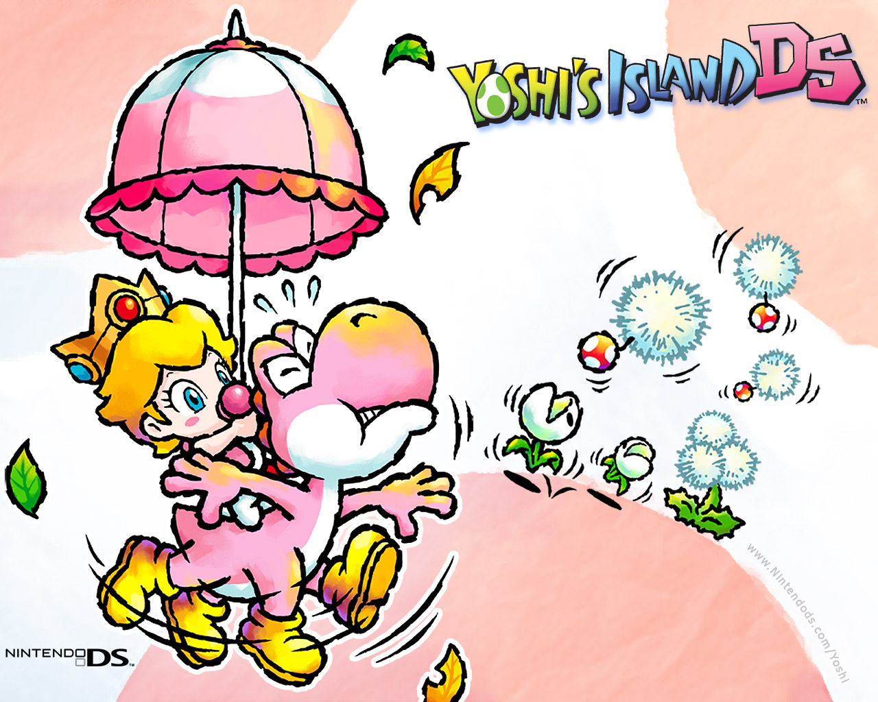 Baby Peach Pink Yoshi And Nipper Plants 321kb