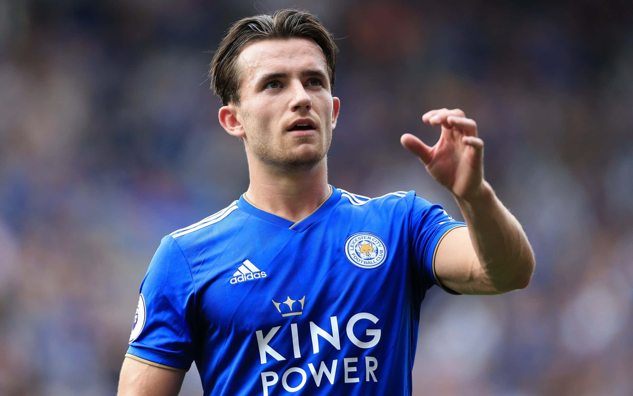 En Leicesterfu Ballspieler Ben Chilwell Wallpaper
