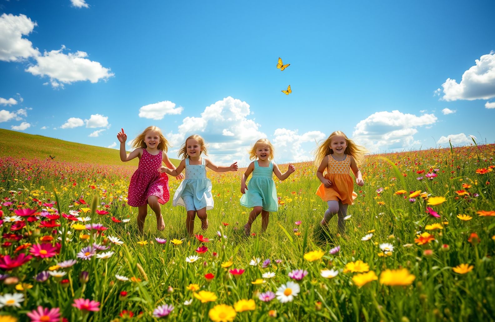 Barefoot Kids Wallpaper